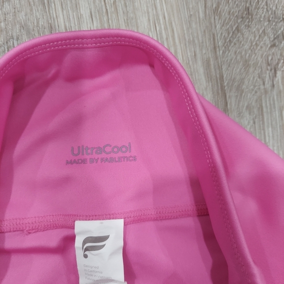 EUC Fabletics High Waisted Ultracool Cropped Leggings - Picture 8 of 11